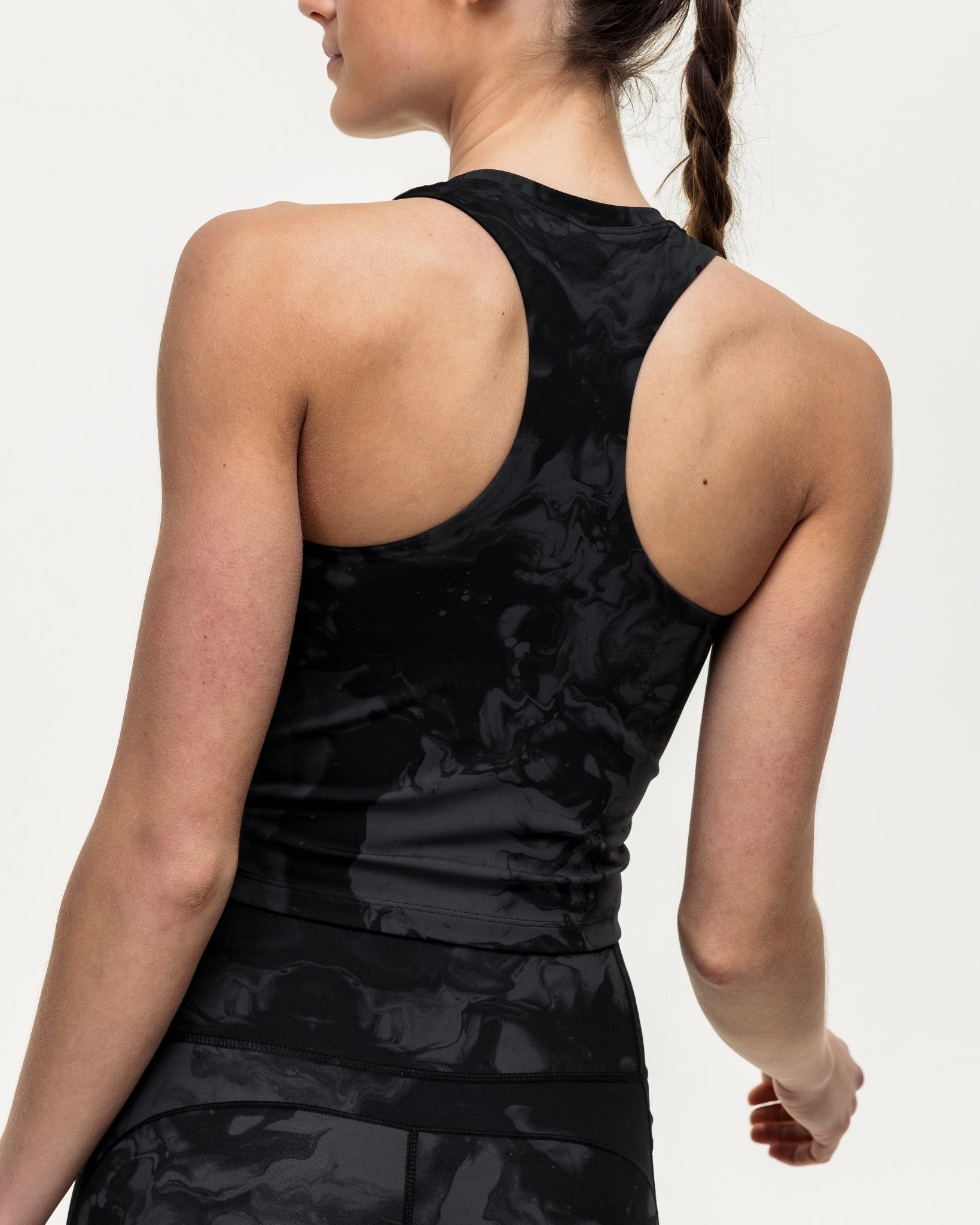 Training Crop Tank - Slate Marble