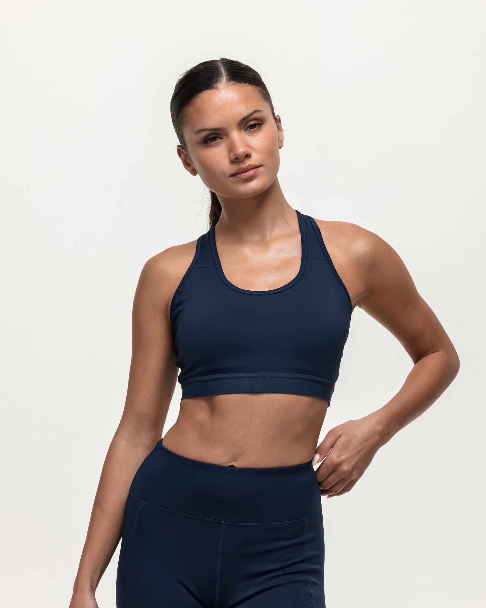 Motion Medium Support Bra - Navy