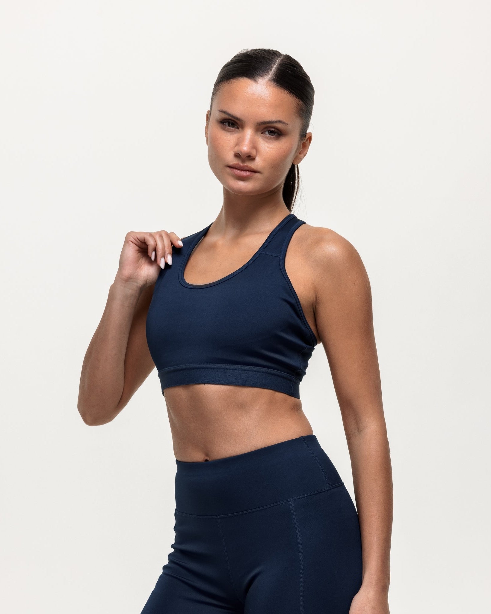 Motion Medium Support Bra - Navy