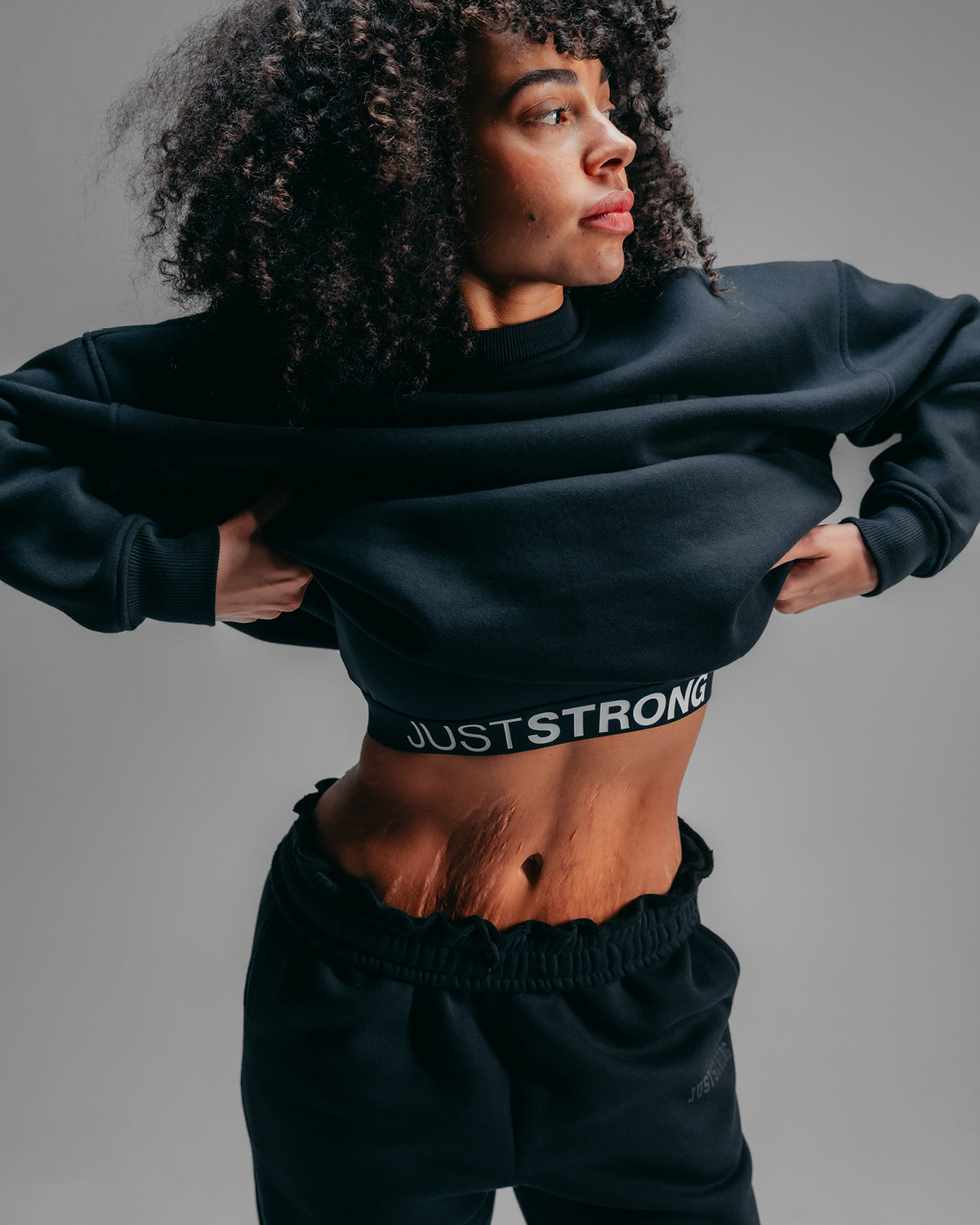 Essentials Oversized Sweatpants - Black