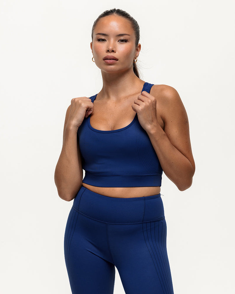 Agility Workout Bra - True Navy