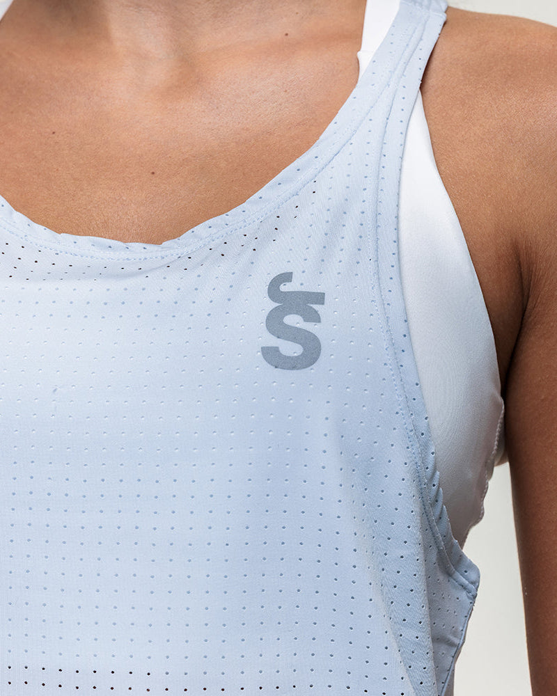 Airflow Mesh Tank - Ice Blue