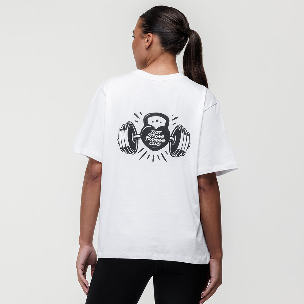 Motion Boyfriend Graphic Club Tee - White