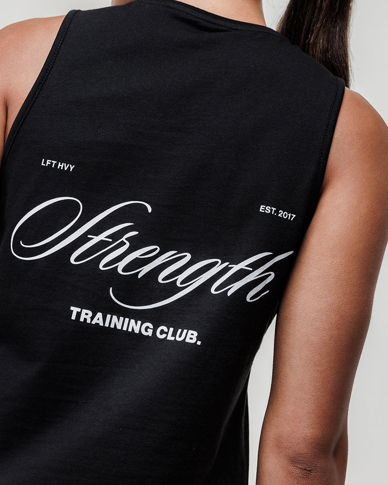 Motion Strength Training Club Tank - Black Onyx