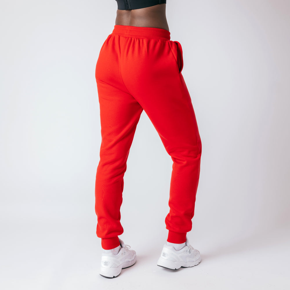 Slim Joggers - Ruby Red