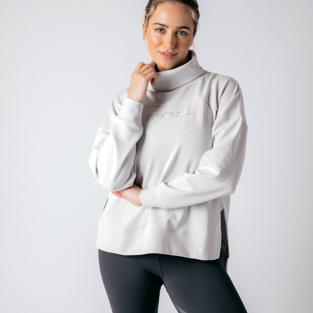 Luxe Essence Turtleneck - Cloud Grey